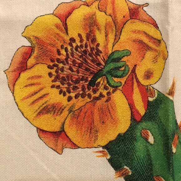 2019 calendar tea towel with cactus NWT - Picture 12 of 16